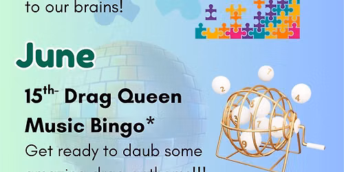 Mindful Aging: Drag Queen Music Bingo (Registration Required)