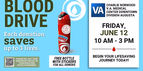 VA Augusta Downtown Blood Drive