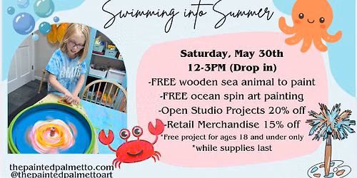 Swimming into Summer FREE Craft Event