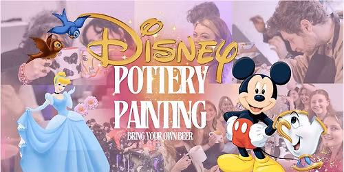 Disney Themed Pottery Painting Night