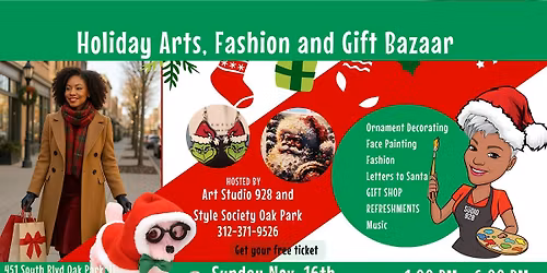 2025 Art Studio 928 Holiday Arts, Fashion and Gifts Bazaar