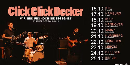 ClickClickDecker I Berlin, Lido I 25.10.2025