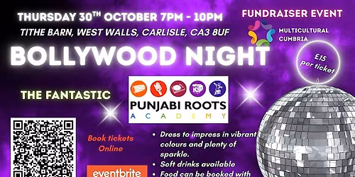 Bollywood DJ Night - Multicultural Cumbria Fundraiser