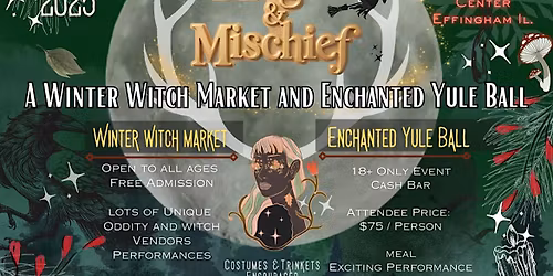 Magic and Mischief: A Witch Market and Enchanted Yule Ball