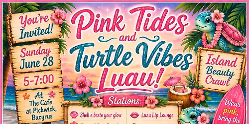 Pink Vibes and Turtle Tides Mary Kay Luau