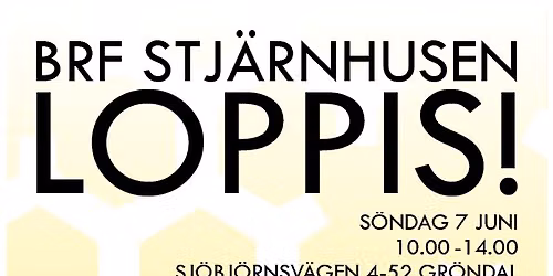 BRF Stj\u00e4rnhusen Loppis!