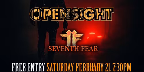 FREE ENTRY - SIXSTRINGS, OPENSIGHT, SEVENTH FEAR at RADIO CITY SOCIAL Chelmsford