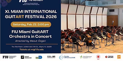 MIGF 2026 GuitART Festival: FIU Miami GuitART Orchestra