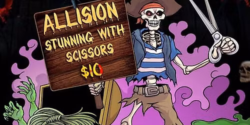 Live music with Stunning With Scissors, Allision, and Kink Support Group