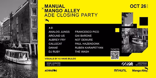 Manual x MANGO ALLEY ADE Closing Party 2025