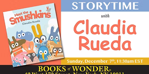 Storytime with the Author | Claudia Rueda