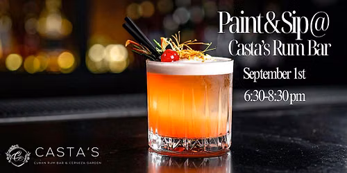 Paint & Sip @ Casta\u2019s Rum Bar