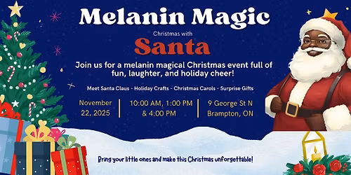 Melanin Magic Christmas - Photo with Santa