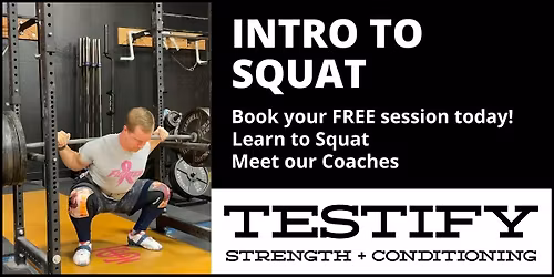 Free Intro to Squat Session!