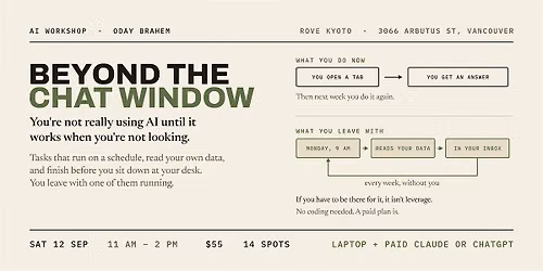 Beyond the Chat Window: Get AI Working When You're Not Looking