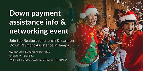 Down Payment Assistance Information and Realtor Networking Event