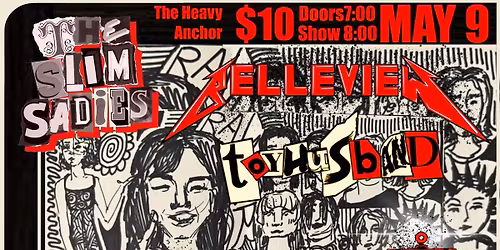 Benefit for MICA Project w\/ Belleview, Weephealer, Toy Husband, Slim Sadies 