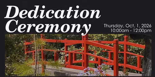 Dedication Ceremony