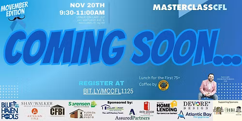 [MasterclassCFL3.0] MO-Vember Session