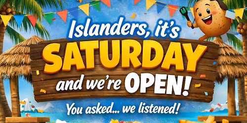 We\u2019re opening Saturday