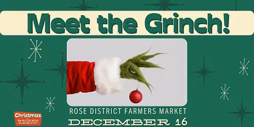 Meet the Grinch & Cindy Lou Who at the Holiday Market!