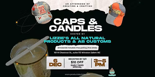 Caps & Candles: A Creative Workshop