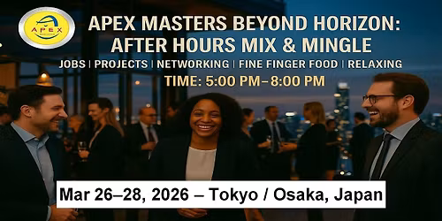 Apex Meet-ups Cooperation \u2022 Jobs \u2022 Networking in Tokyo \/ Osaka, Japan