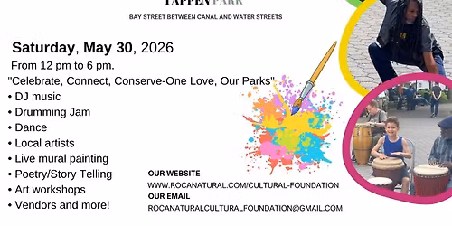 Roc-A-Natural 3rd Annual Arts In The Park at Tappen Park