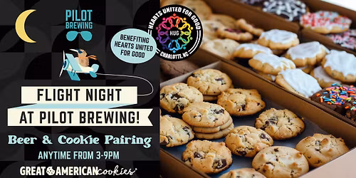 Flight Night: Beer & Cookie Pairing Benefiting Hearts United For Good