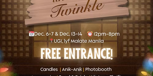 Trinkets Under the Twinkle: lyf Centrale Christmas Pop-up Market