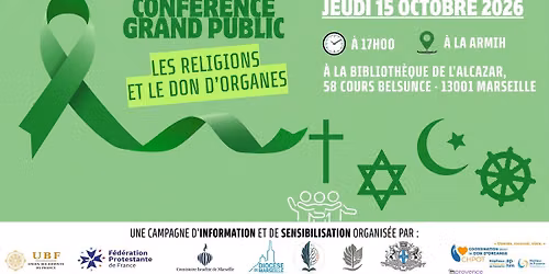 Les religions et le don d\u2019organes \u2013 Conf\u00e9rence grand public