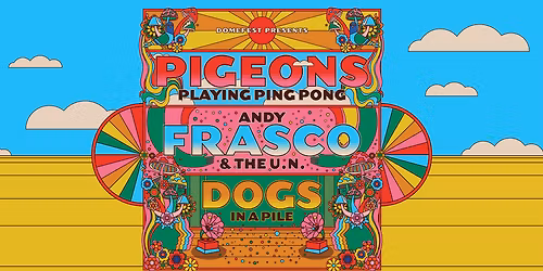 Parking Pigeons Playing Ping Pong with Dogs in a Pile