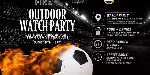 Team USA vs Team AUS Outdoor Watch Party