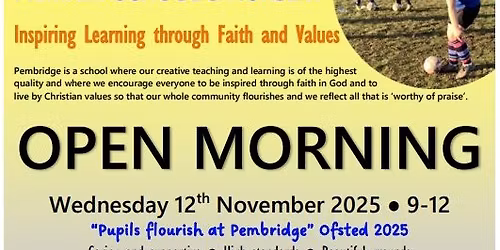 Open Morning at Pembridge CE Primary School