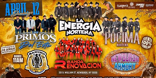 04.12.2026 - PRIMOS DEL ESTE - NEWBURGH