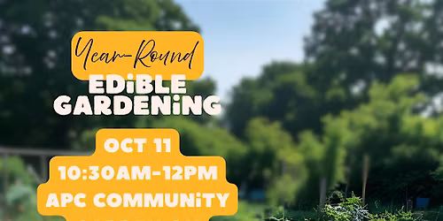 Year-Round Edible Gardening hosted by Ploughshares Nursery