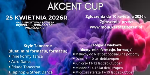 AKCENT CUP Og\u00f3lnopolski Turniej Ta\u0144ca Nowoczesnego
