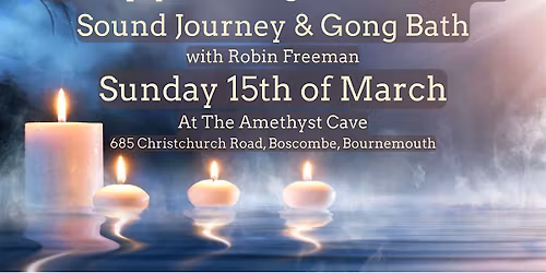 Stress Release Candlelight Sound Journey & Gong Bath - Boscombe