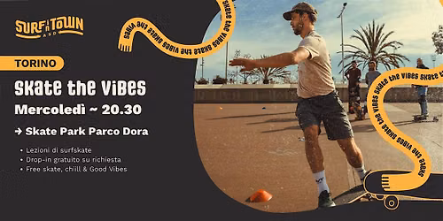 Corsi di Surfskate Torino - tutti i livelli -  PARCO DORA