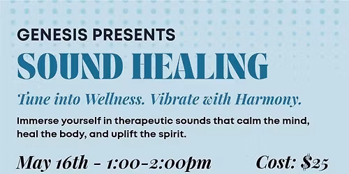 Sound bath in the pool