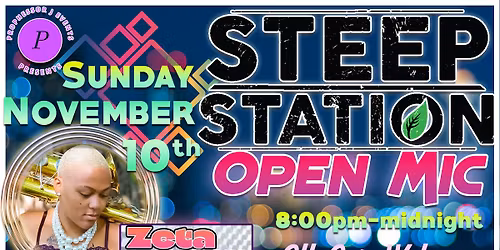 Prophessor J Presents Open Mic @ Steep Stations St. Pete