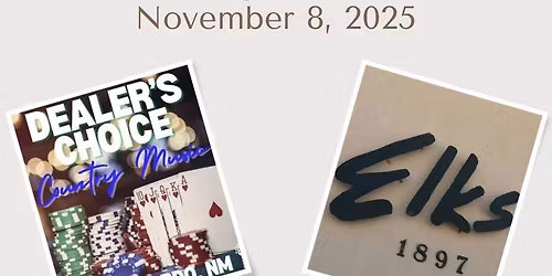 Dealer\u2019s Choice at the Elks!