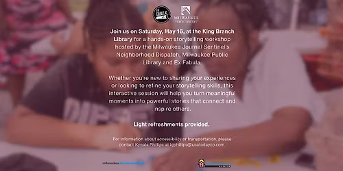 Discover Your Story: A Community Storytelling Workshop