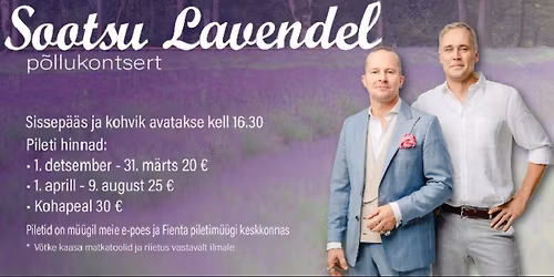 Sootsu Lavendel "P\u00f5llukontsert"