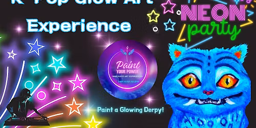 K-Pop Glow Art Experience: Paint a Glowing Derpy