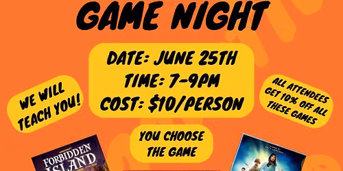 Cooperative Game Night