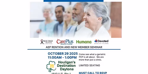 AEP Retention and new member seminar  at Houligan's Destination Daytona