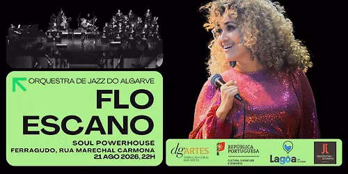 Flo Escano | Orquestra de Jazz do Algarve | Soul Powerhouse | Ferragudo