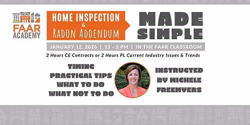 Home Inspection and Radon Addendum Made Simple