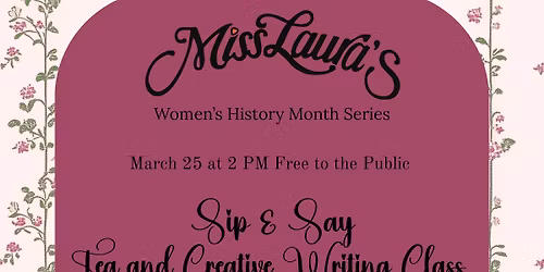 Sip & Say \u2013 Tea, Tales & Creative Trails